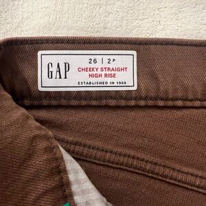 GAP Denim- cheeky straight high rise
